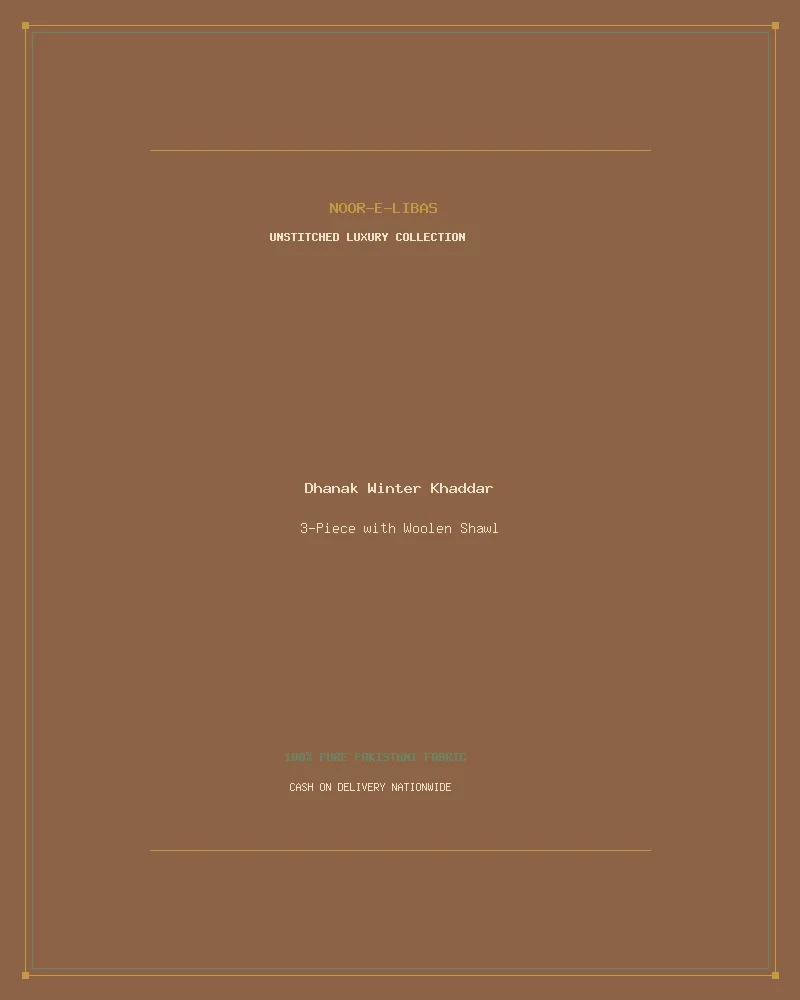 Dhanak Winter Khaddar