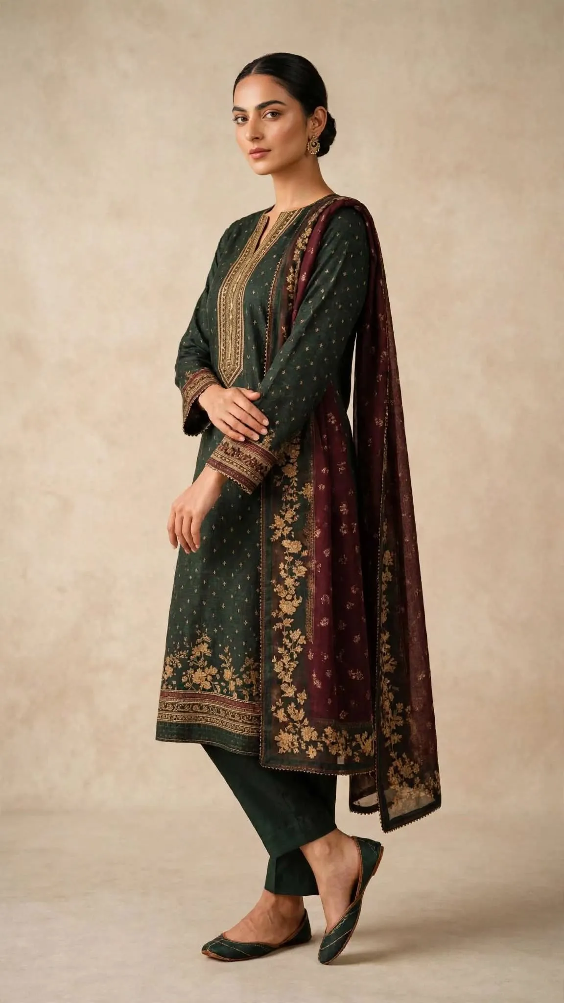 3 Piece - Digital Printed Lawn Suit detail
